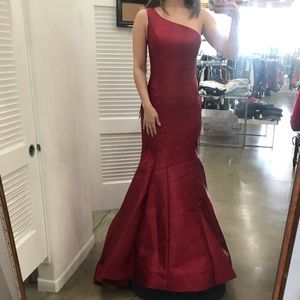 COPY - Red satin gown